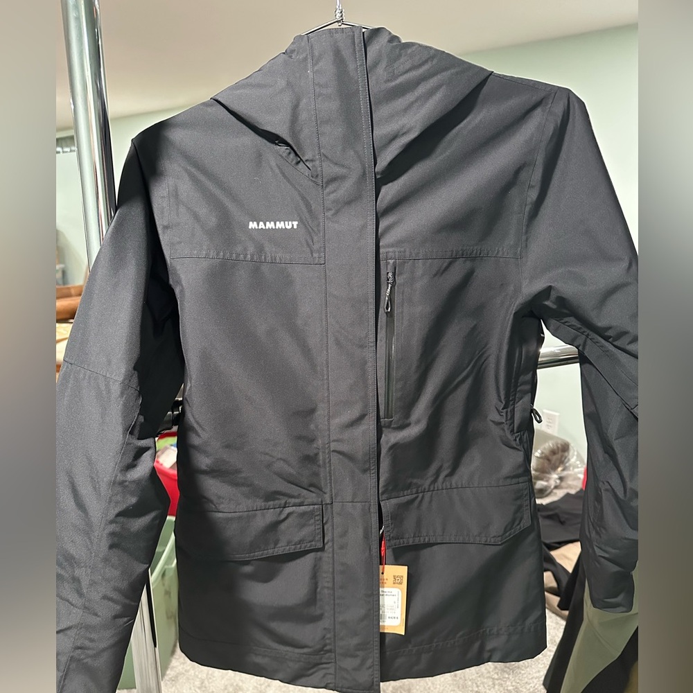 Mammut Fall Line HS Thermo Hooded Jacket Women - black, size small